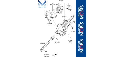 mobis column assy-steering set kia k5 optima 2010-15